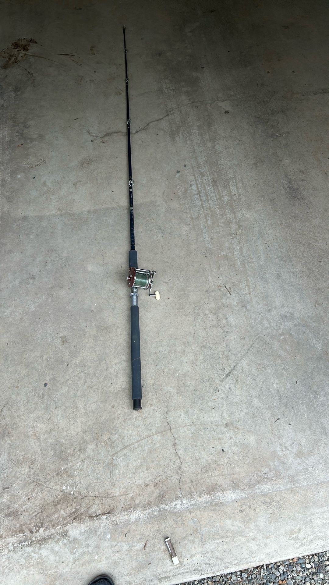 Old Fishing Rod and Reel