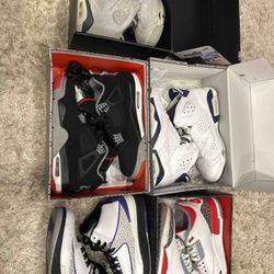 Jordan 2,3,4, And 6’s 