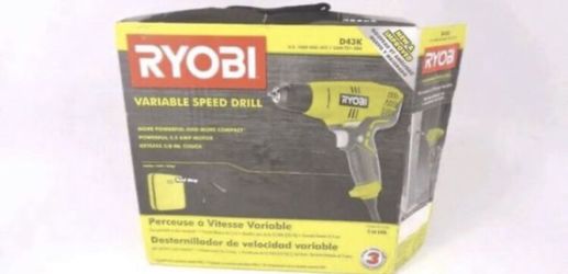 Ryobi D43K 5.5 Amp 3/8 Inch Drill