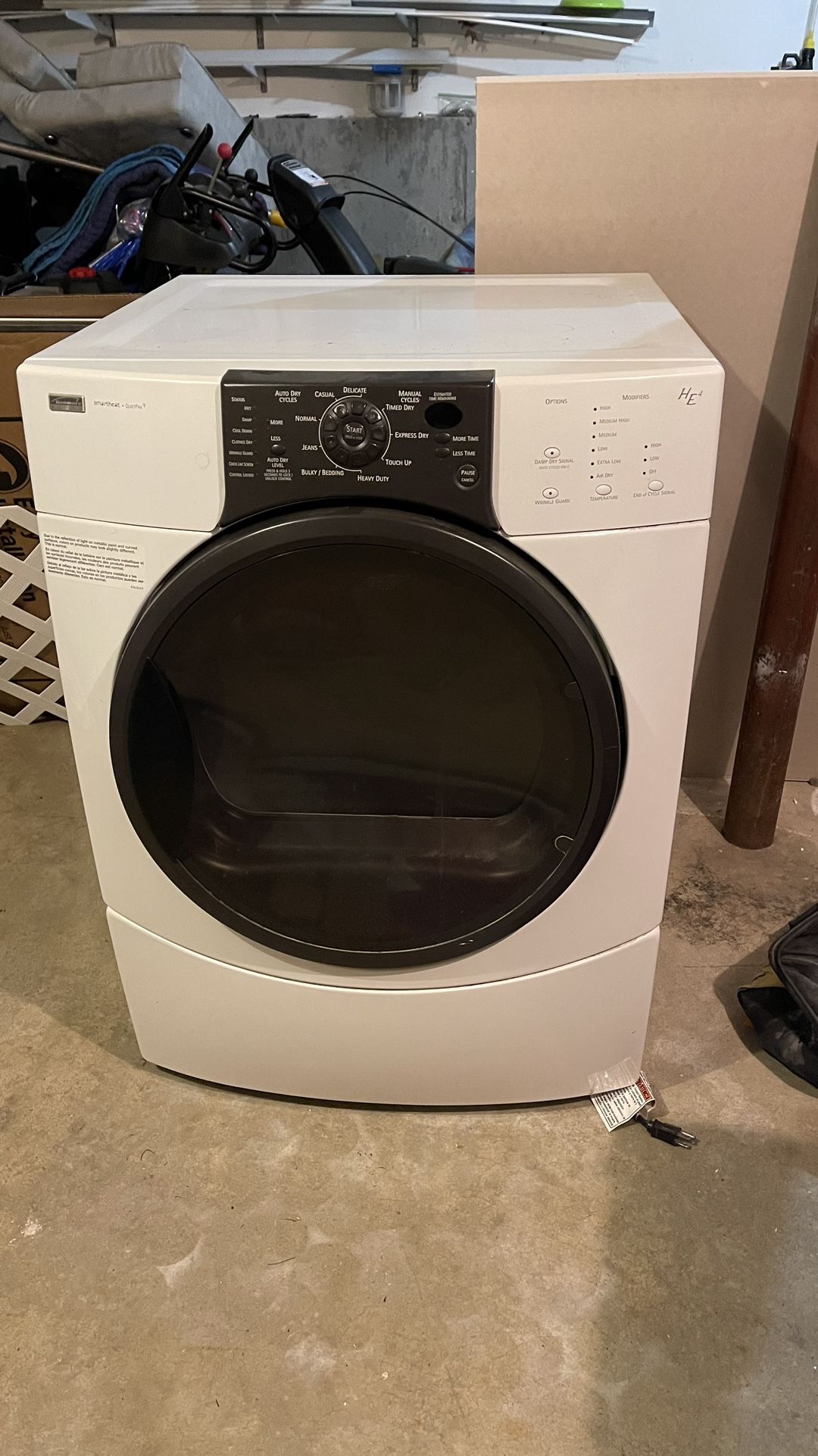 Kenmore Elite Smart Heat Quiet 9 Model