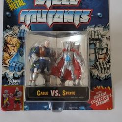 Vintage: Marvel Comics X-Men Steel Mutants Cable vs. Stryfe - Toy Biz - Action Figure