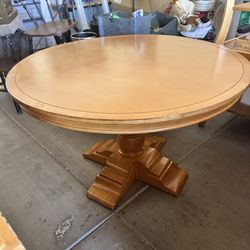 Solid wood table