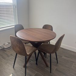 Table And 4 Chairs 