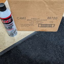 CAM 2 BRAKE PARTS CLEANER 18OZ 12 CANS IN A CASE