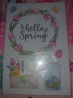 Hello Spring Window Clings - 9 Sheets