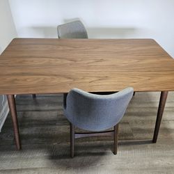 Dining Table With 2 Chairs, New