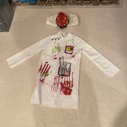 Mad Scientist Halloween Costume Size 12