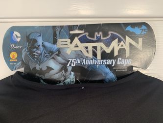 2014 Sdcc Exclusive batman 75th Anniversary Cape Dc Comics.