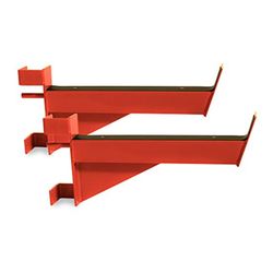 0840 CAP Barbell Safety Catches / Spotter Arms For FM-905Q Color Series, Red