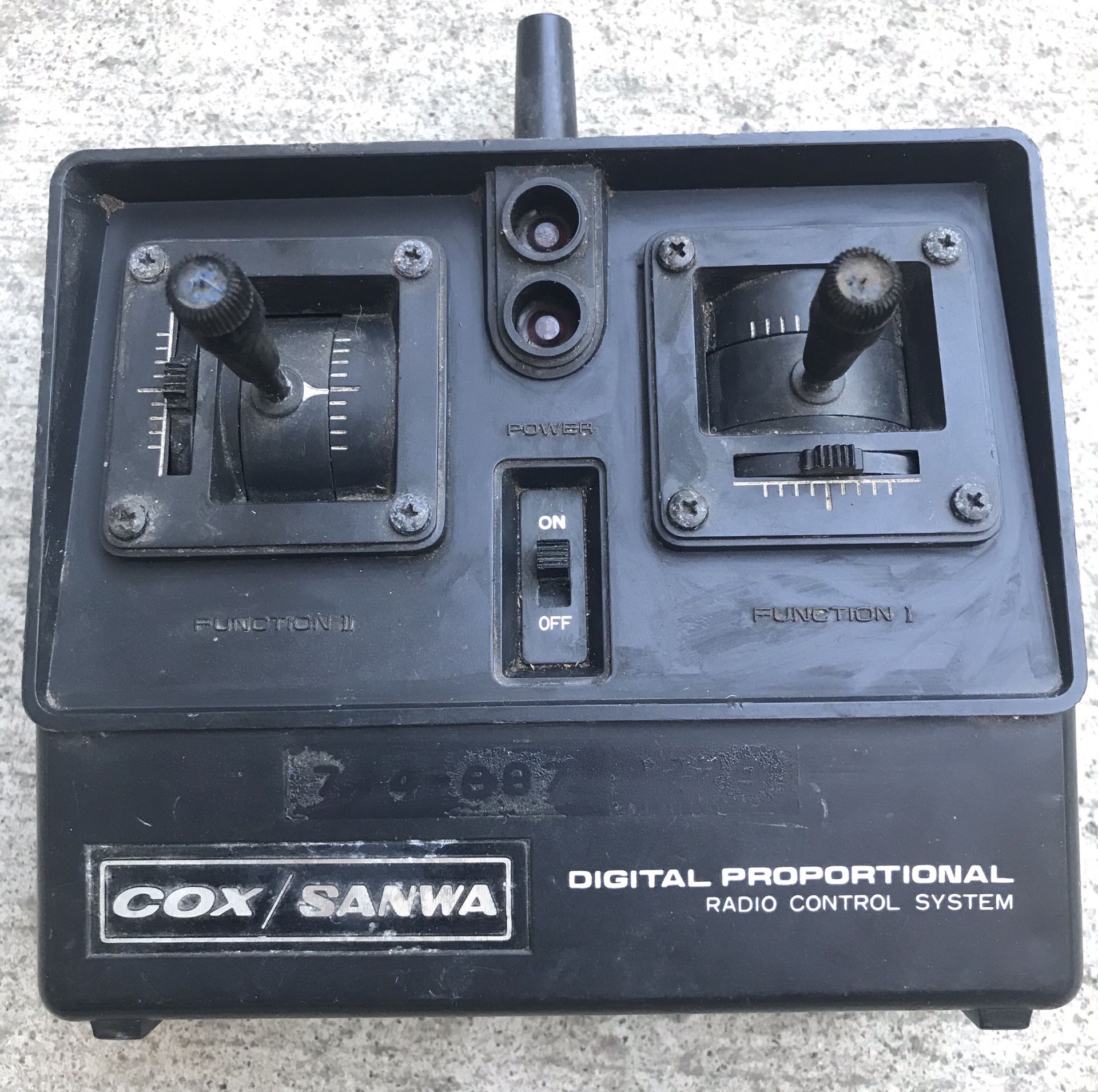 Vintage Rc Cox Sanwa Transmitter Radio Controll