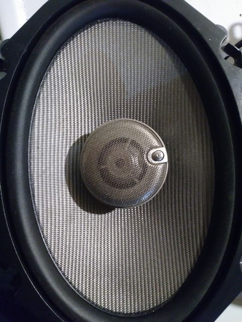 6X8 Infinity Kappa series 682.9cf carbon fiber car audio speakers with crossovers