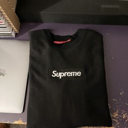 Supreme Box Logo “Black” Crewneck XL