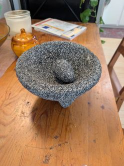 Authentic Molcajete - Volcanic Rock - Mortal and Pestal