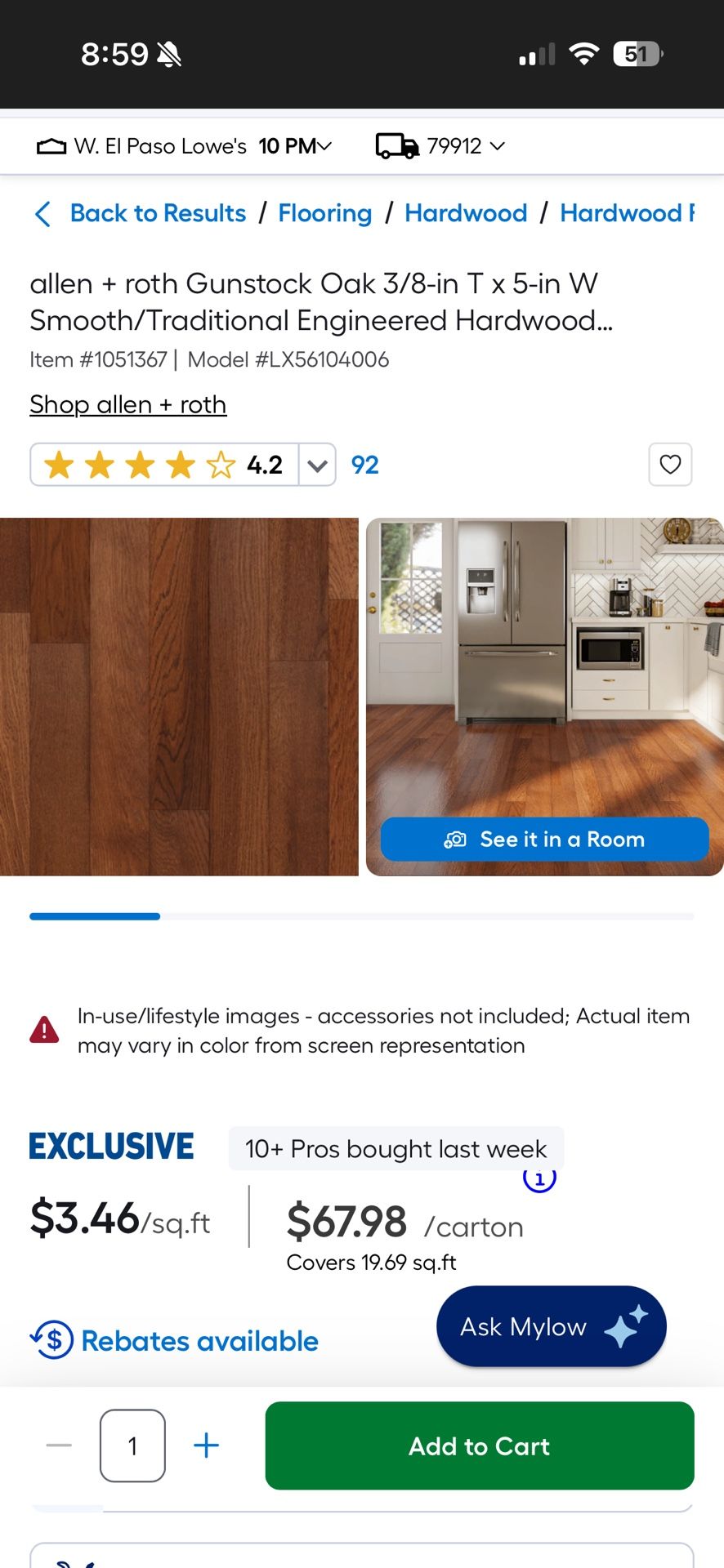 New In Boxes Locking Wood Flooring 6 Boxes Purchased At Lowe’s. Home Decor. Rolling Office Chair.