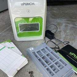 Upunch Time Card Machine With Cards