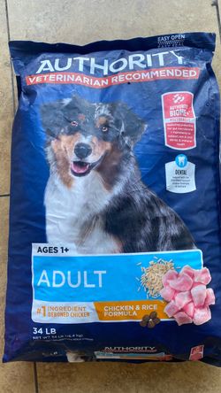 Authority Adult Dry Dog Food 34 LB
