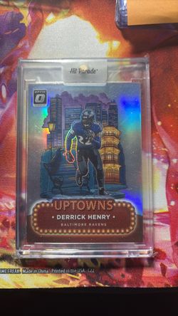 Derrick Henry Donruss Optic Uptowns Holo Card
