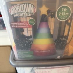 Rainbow Tree Inflatable 