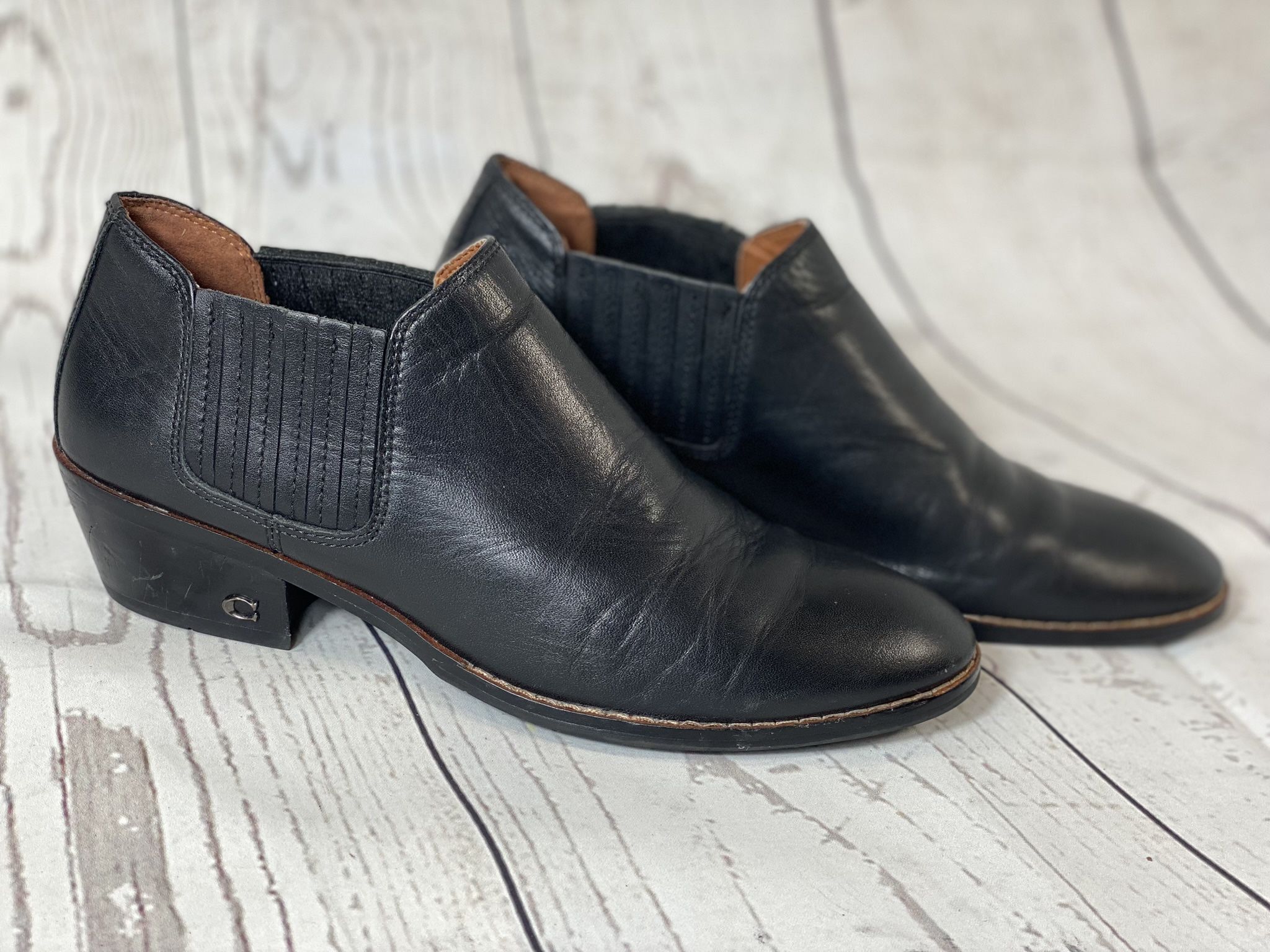 Coach Paloma Cuban Heel Boots Size 6 Women’s