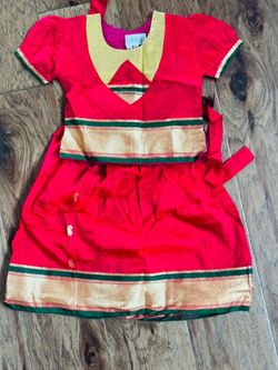 Maharashtrian style dress for girls