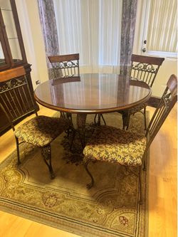 Glass Kitchen Table Dining Set