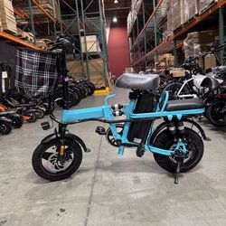 Folding electric bicycle