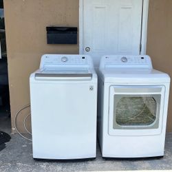 LG Washer & Dryer Set – Large Capacity – Works Great