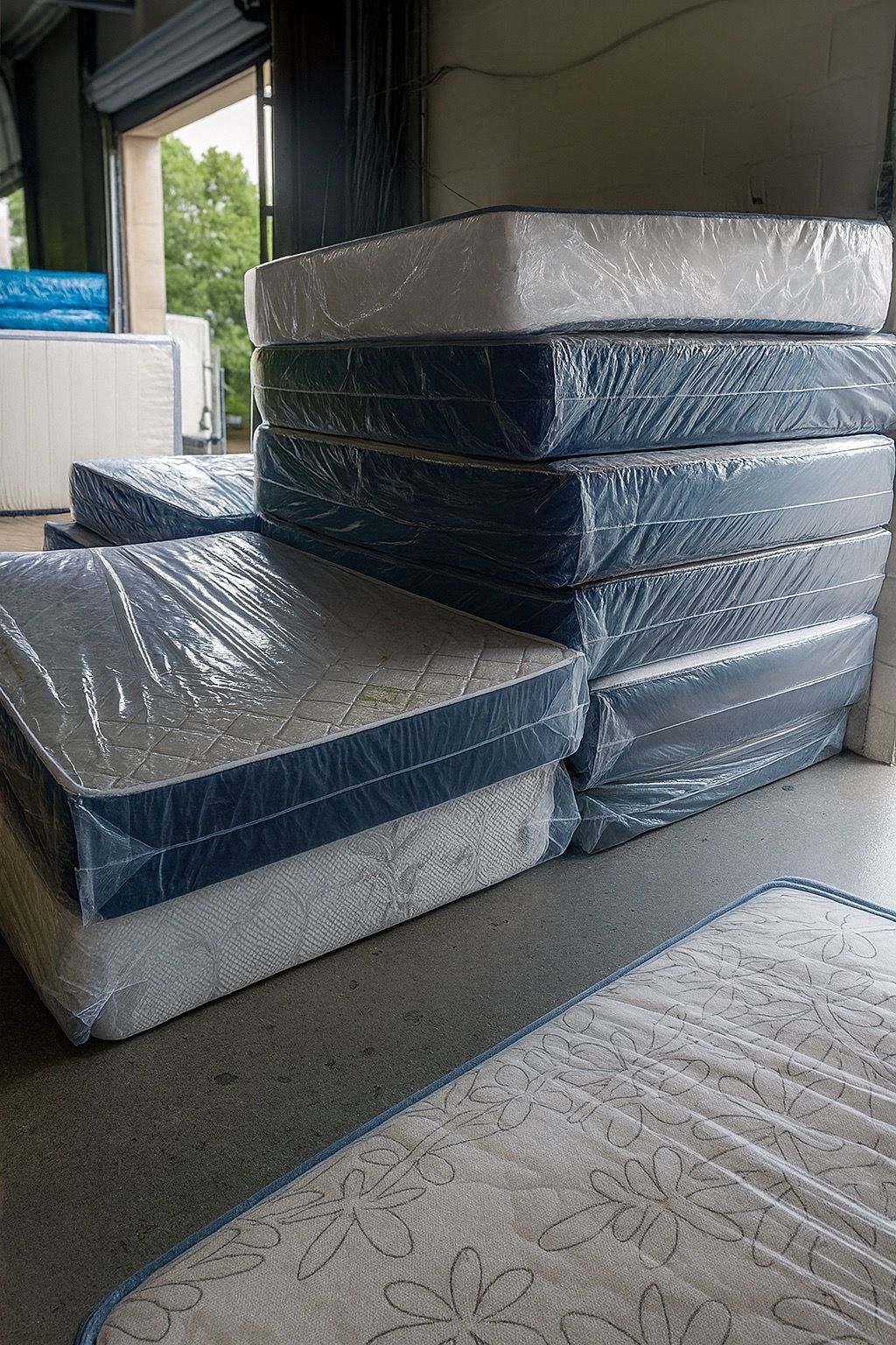 Queen Mattress ( Double Sided) With Free Box Spring - Free Delivery 🚚 Today