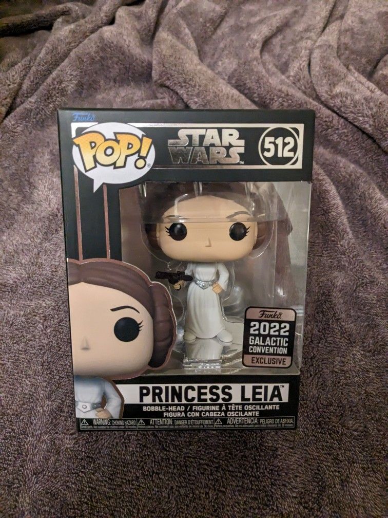 Princess Leia 2022 Galactic Convention Funko Pop