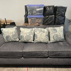 Blue couch