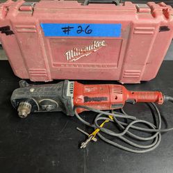 #27 Milwaukee Super Hawg Right Angle Drill