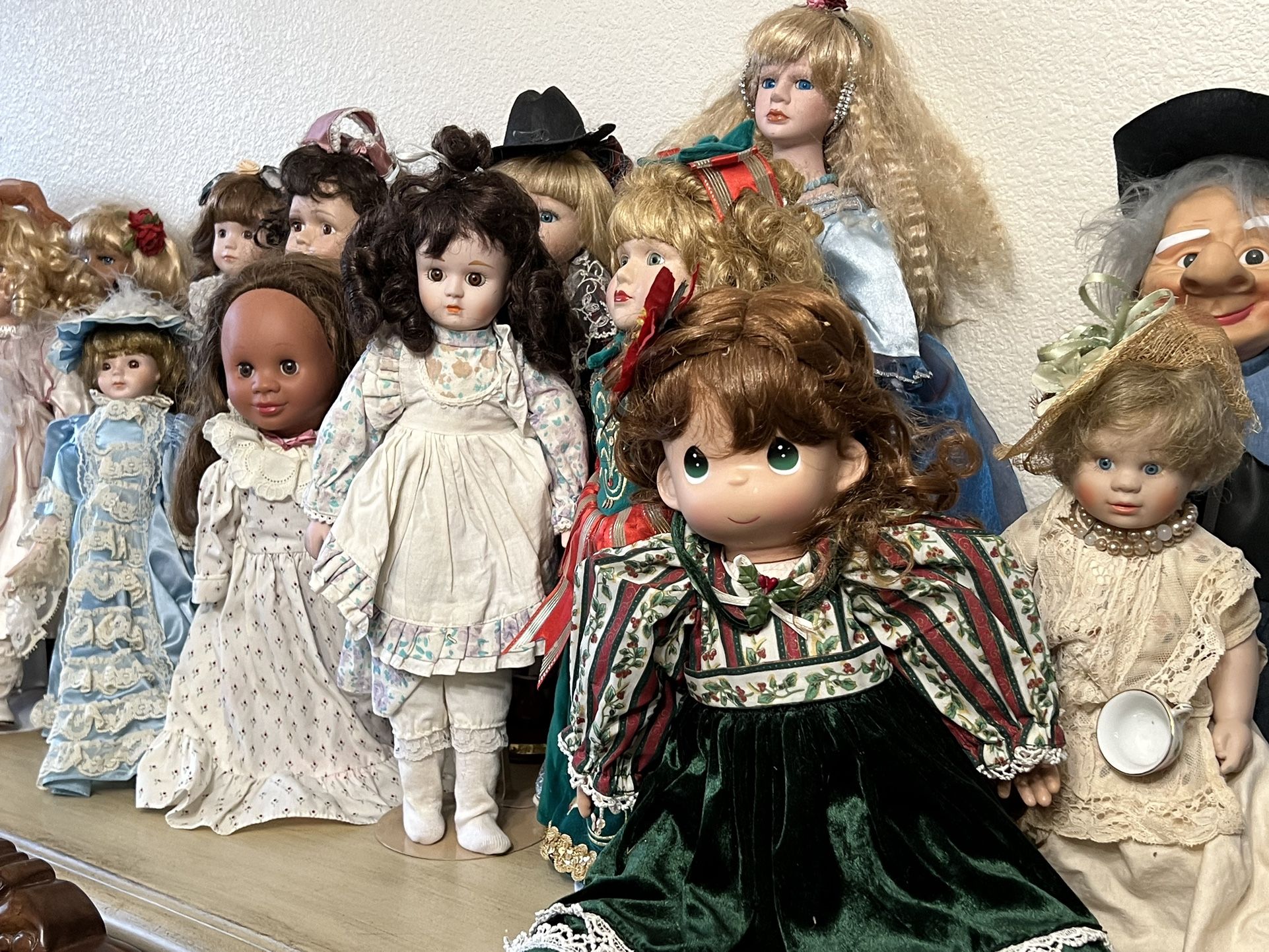 Vintage Porcelain Dolls Excellent Condition Price For Each Pls 