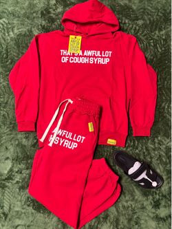 Awful lot of cough syrup set