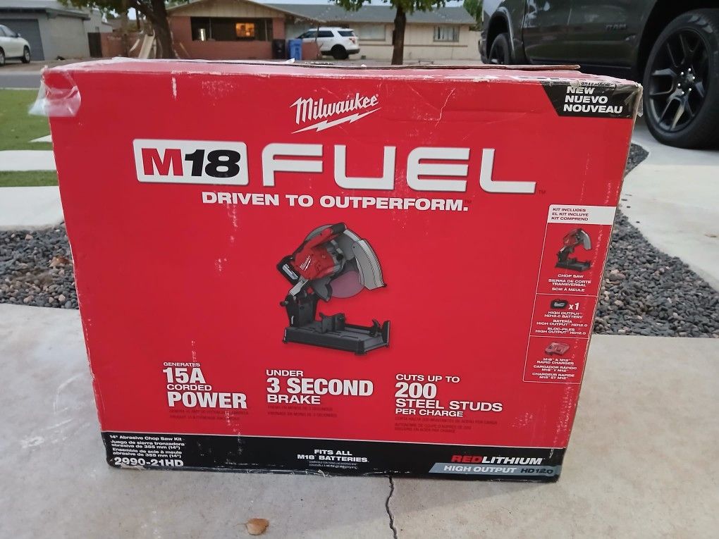 AVRASIVE CHOP SAW MILWAUKEE TOOL ONLY