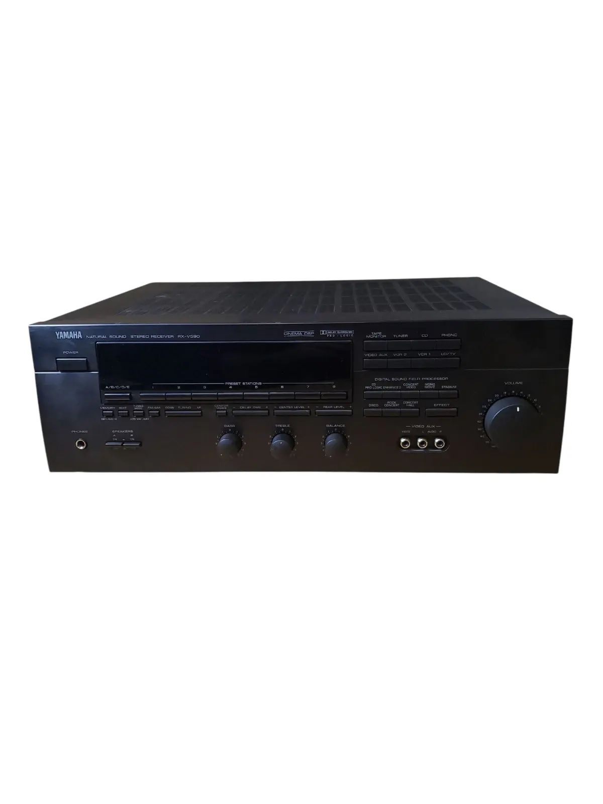Yamaha RX-V590 RDS Audio Video 5.1 Surround Sound AV Receiver *Dim Display*