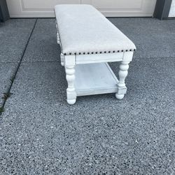 Upholstered Bench With Storage