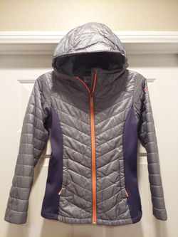 Child Colombia Hooded Quilted Super Warm Jacket  Size M