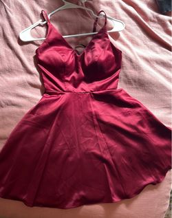Maroon homecoming/formal dress size 0