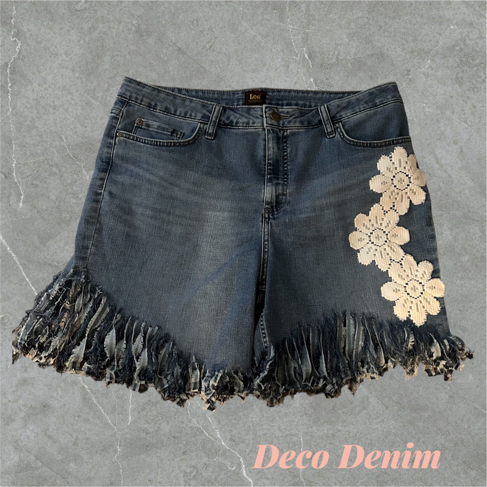Upcycled Ladies Denim Shorts