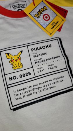 PIkachu Kids Pokemon Trainer Shirt