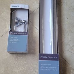 New Toilet Paper Holder, Towel Bar