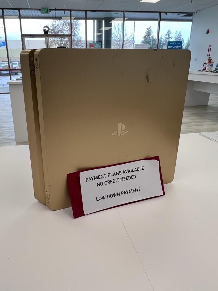 Sony Playstation 4 Ps4 Slim Gold Edition- $25 DOWN Today - NO Credit Payment Plan Options