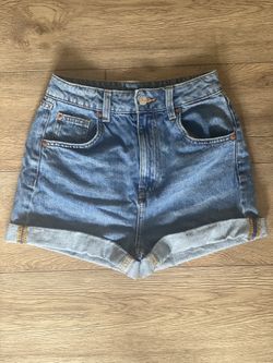 Blue Denim Shorts Size 0