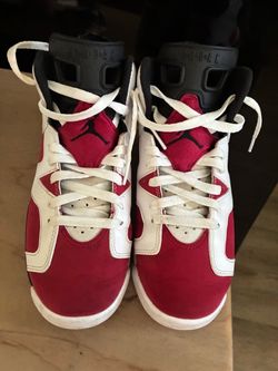 Air Jordan 6 Carmine High-Top Sneakers