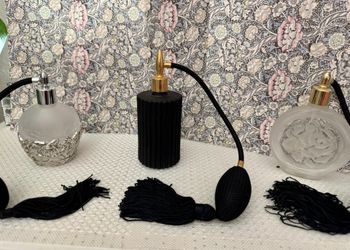3 Vintage Perfume Atomizers 
