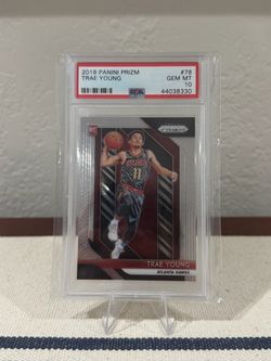 2018 Panini Prizm Trae Young #78 Rookie Card PSA 10 Gem Mint Atlanta Hawks
