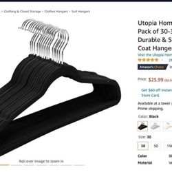 Black Velvet Hangers starting at $20