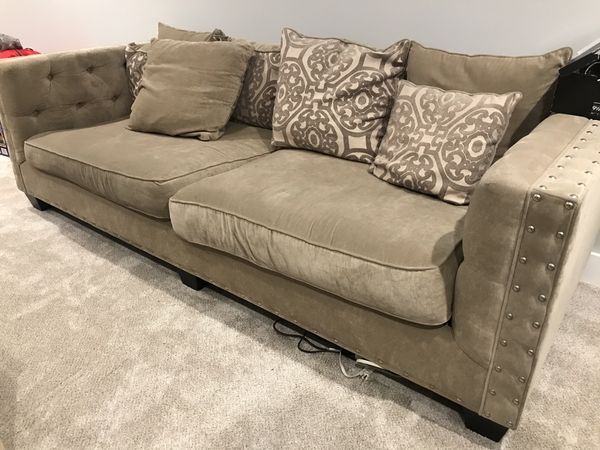 Cindy Crawford Calista Microfiber Sofa And Loveseat For In Cindy Crawford Calista Microfiber Sofa