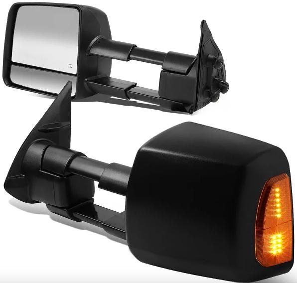 LA Zona Auto Parts 2016 TO 2024 Toyota Tacoma Towing Mirrors Espejos Retrovisores de Carga Electricos