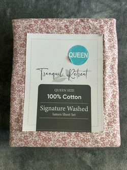 Queen Size Sateen Sheet Set